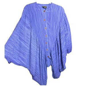 SPLASH Wearable Art Button Up Top One Size Fits most